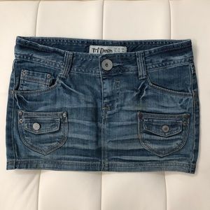 TRF Denim Mini Skirt size 2